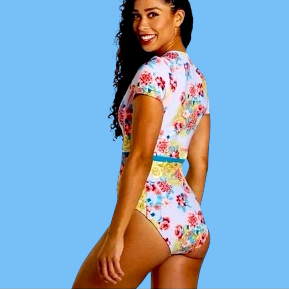 NWT Johnny Was Japer Neoprene One Piece Swimsuit - Picture 3 of 16